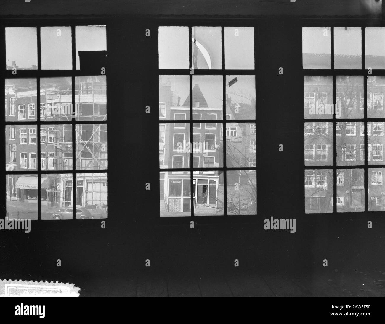 Window Party dans l'annexe d'Anne Frank Date : 25 mars 1957 lieu : Amsterdam, Noord-Holland mots clés : Windows Banque D'Images