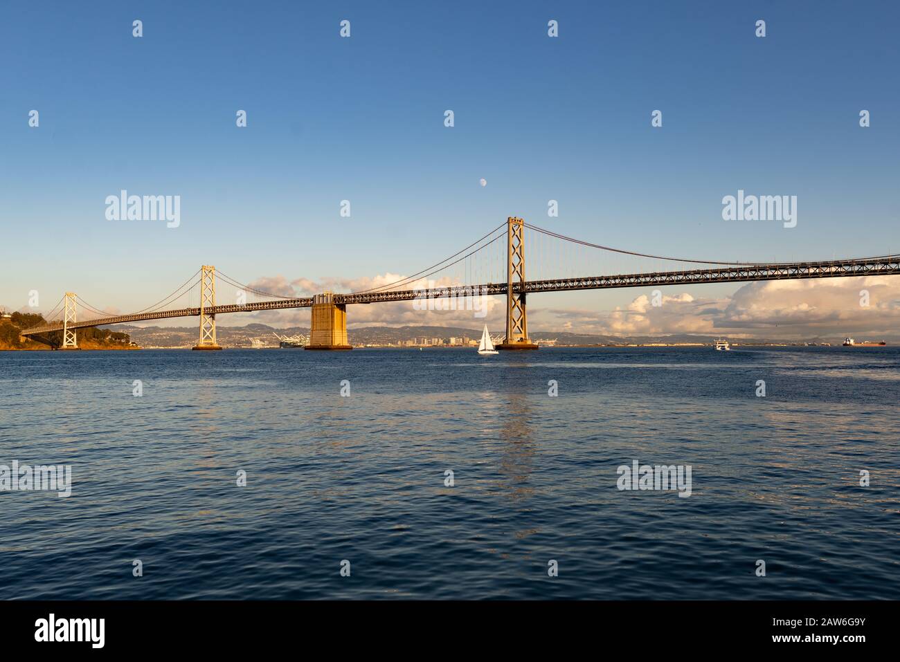 Orient Bay Bridge, San Francisco et Oakland Banque D'Images