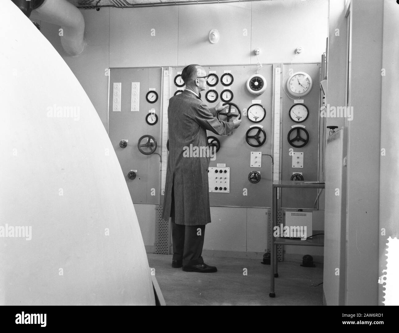 Nouveau réservoir de surpression WG Date : 21 juillet 1960 mots clés : réservoirs Banque D'Images