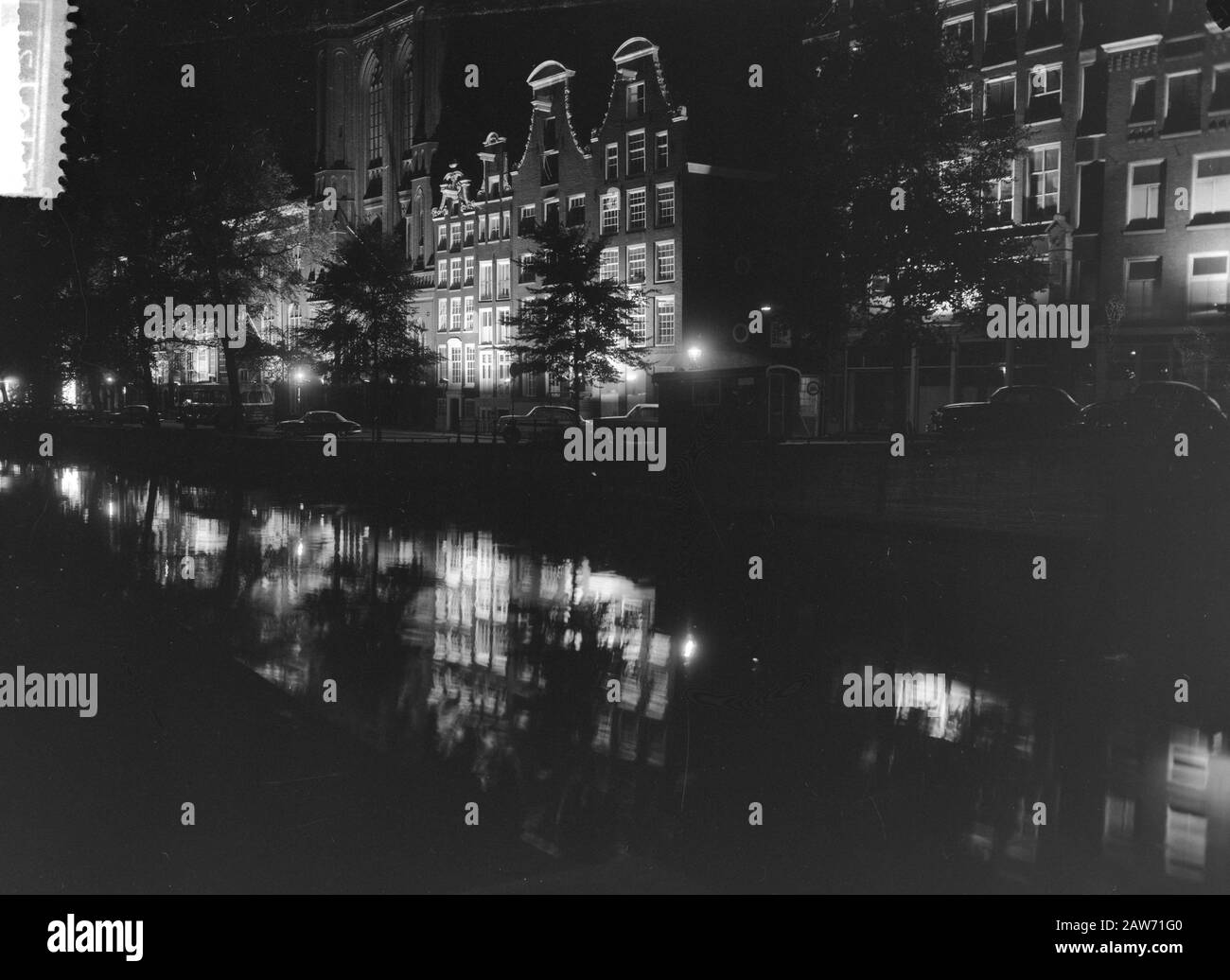 Mission Tourisme Yougoslave (Riemens). Scène De Nuit Date : 6 Juillet 1961 Mots Clés : Missions, Institution Touristique Nom : Riemens Banque D'Images