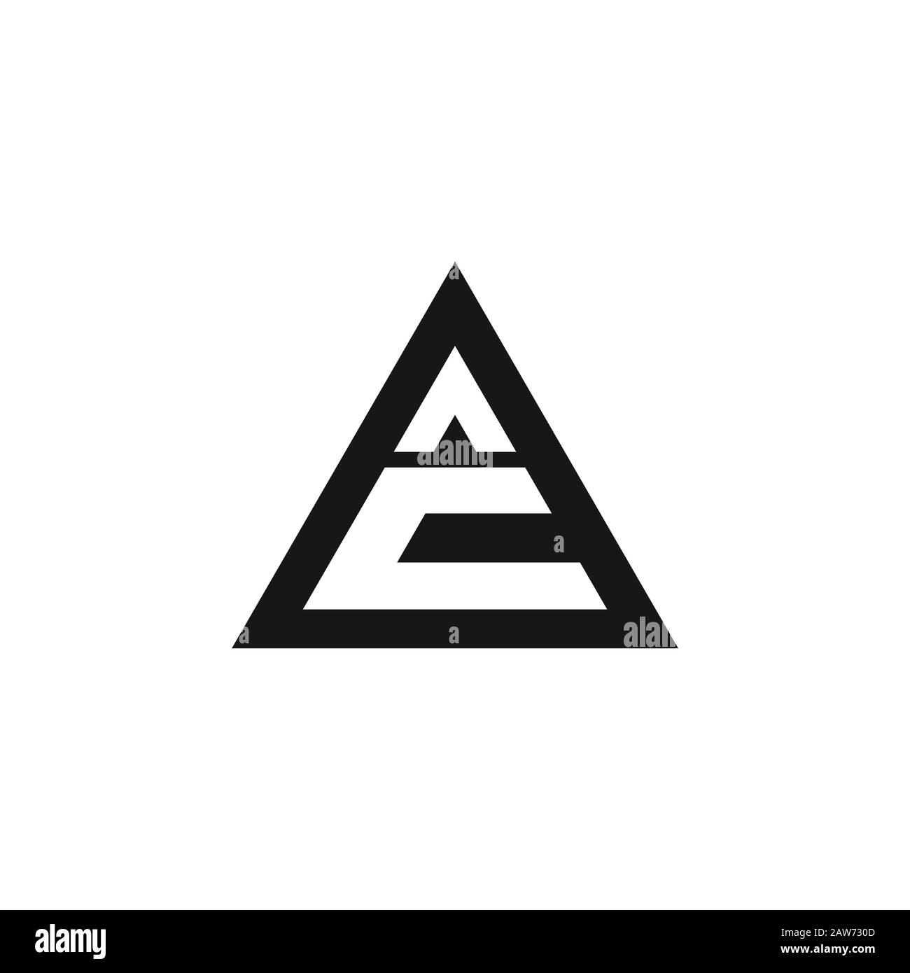 Modèle de conception vectoriel de logo ac ou CA de la lettre initiale Illustration de Vecteur