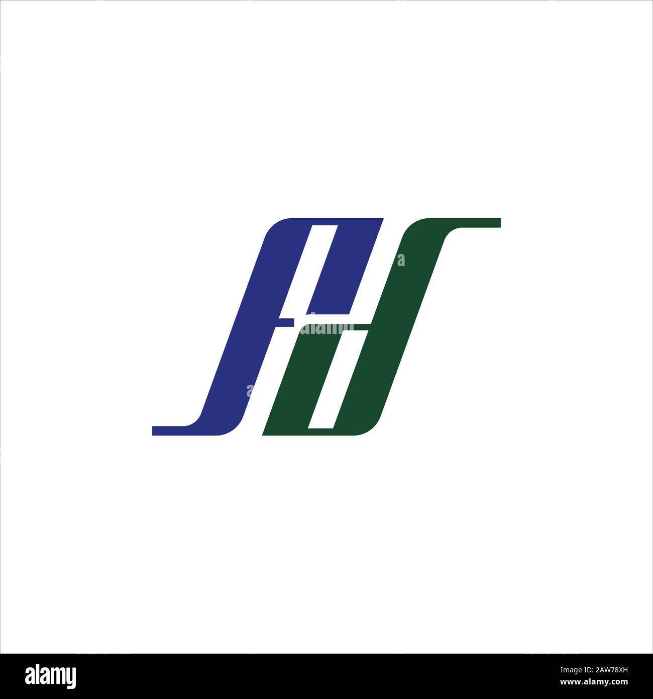 Modèle de conception initiale de lettre ad ou de logo da Illustration de Vecteur