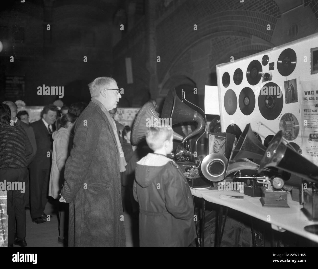 Nouvel an Ruilbeurs détenus en bourse à Amsterdam Date: 20 janvier 1963 lieu: Amsterdam, Noord-Holland mots clés: Bourse Nom de l'institution: Koopmansbeurs Banque D'Images