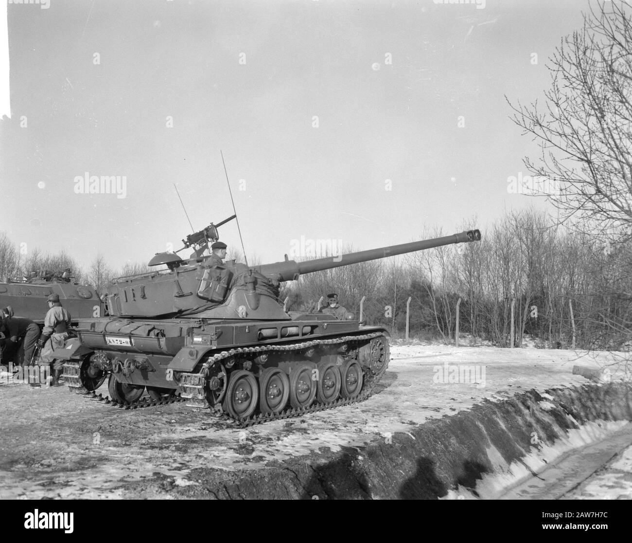 Ouverture du centre d'entraînement d'infanterie blindée près de Veldhoven Date : 10 janvier 1963 lieu : Noord-Brabant, Veldhoven mots clés : infanterie, Ouvertures Banque D'Images