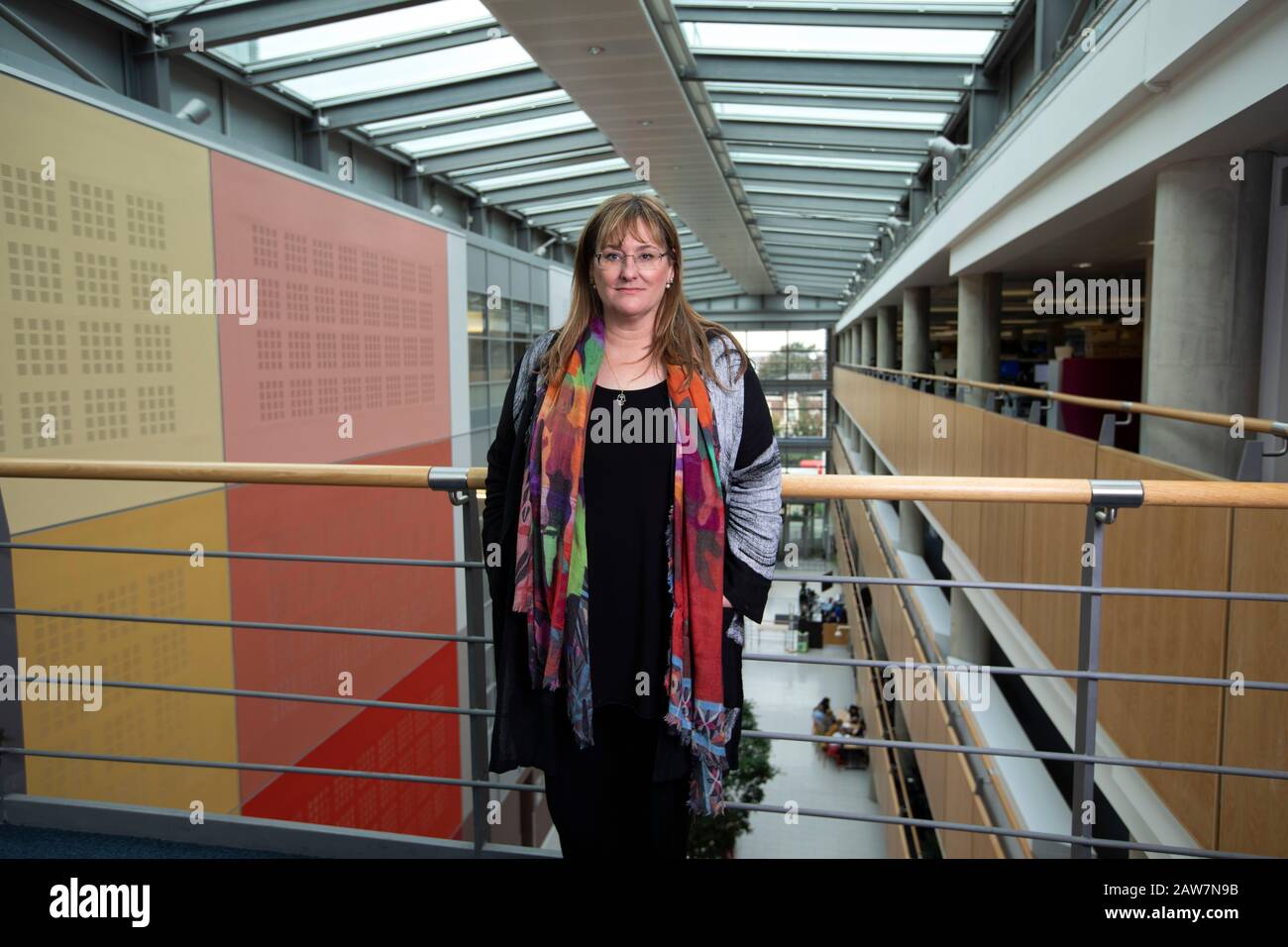 Sarah Albon, la présidente et chef de la direction de la santé et de la sécurité (HSE), récemment nommée, est représentée au siège de l'organisation à Bootle, Merseyside. Banque D'Images