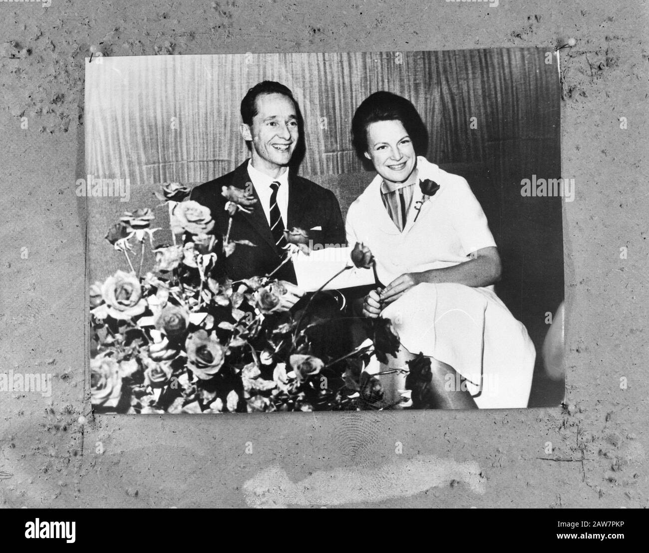 Princess Irene lune de miel à l'hôtel sur l'île des Canaries Date: 8 mai 1964 lieu: Îles Canaries mots clés: Hôtels Nom De La Personne: Carlos, Prince, Irene, princesse Banque D'Images