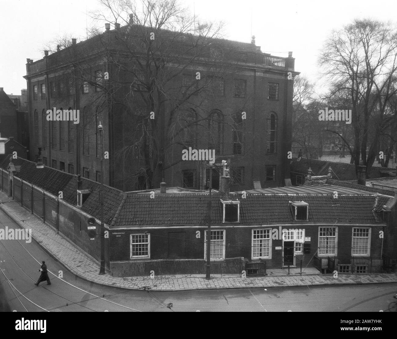 Port Isr. Amsterdam Extérieur Date : 12 Janvier 1954 Lieu : Amsterdam, Noord-Holland Banque D'Images