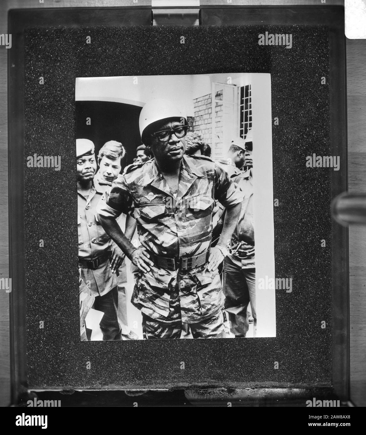 Président Mobutu Du Zaïre Date: 16 Mai 1978 Lieu: Zaïre Nom De La Personne: Mobutu Sese Seko, Joseph Banque D'Images