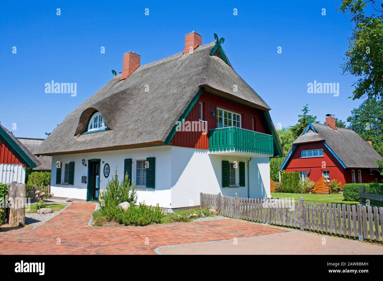 location de maisons de vacances dans le nord de l'allemagne Banque D'Images