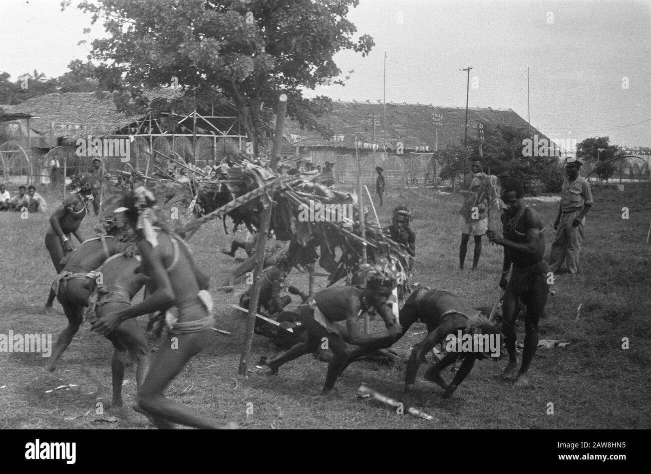 Nouvelle Guinée Photos De L'Article Les Bons Vieux Jours Nouvelle Guinée Date: Octobre 1948 Lieu: Indonésie, Pays-Bas Antilles Orientales, Nouvelle Guinée Banque D'Images