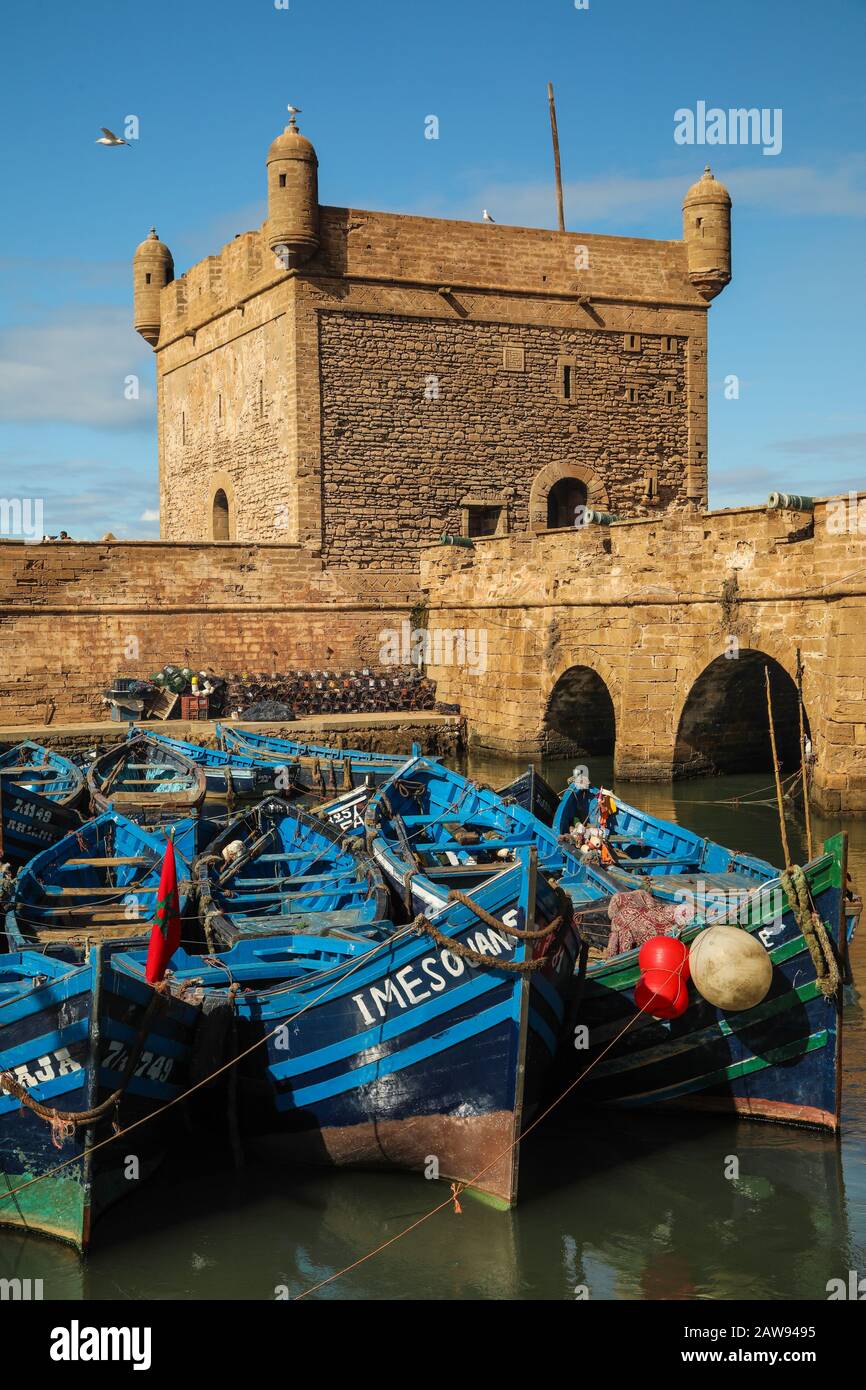 Essaouira Maroc - lieu de jeu de Thrones Banque D'Images