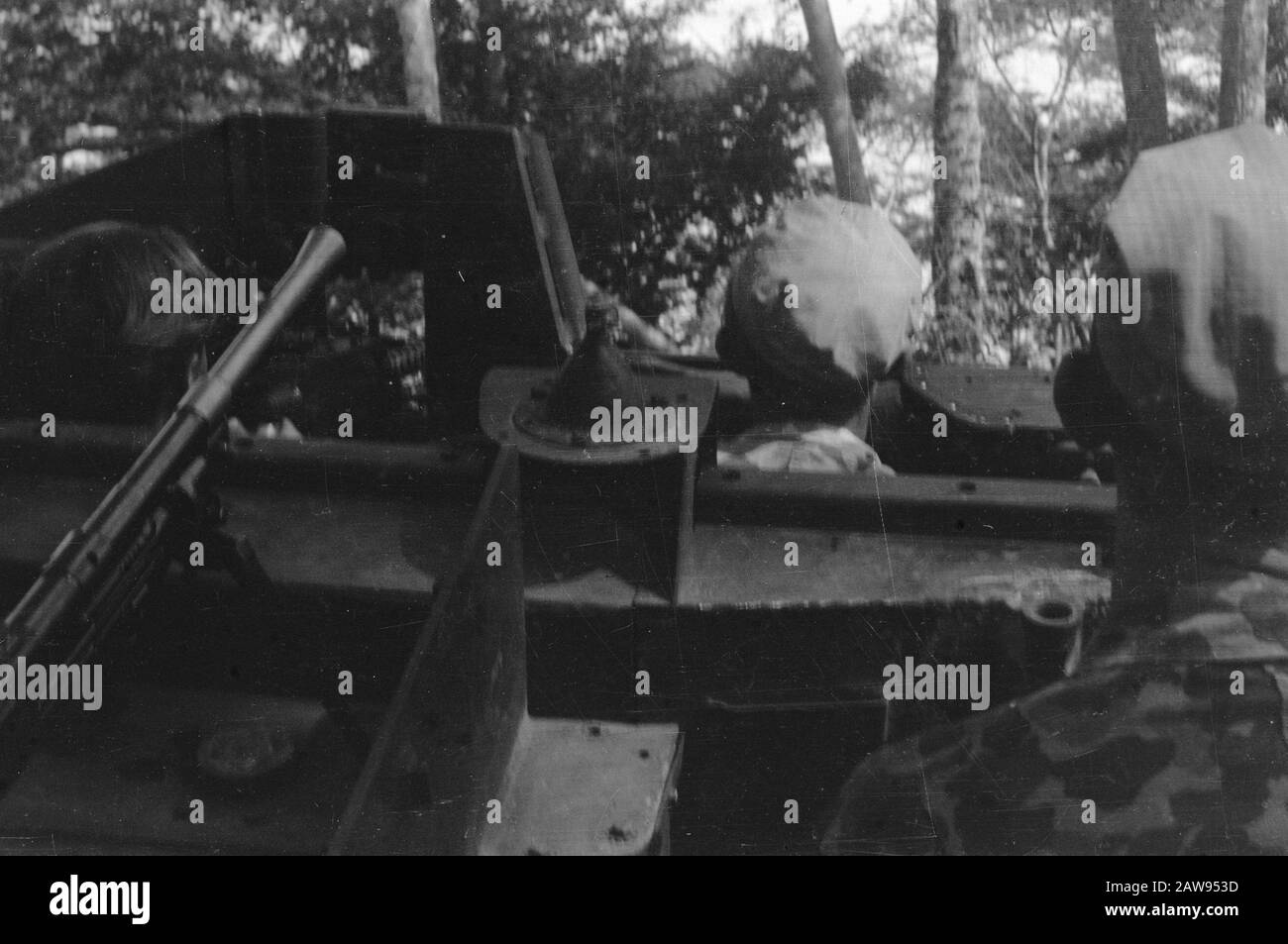 Enregistrement réalisé dans un transporteur de production Date: 01/01/1947 lieu: Indonésie Hollandais East Indies Banque D'Images