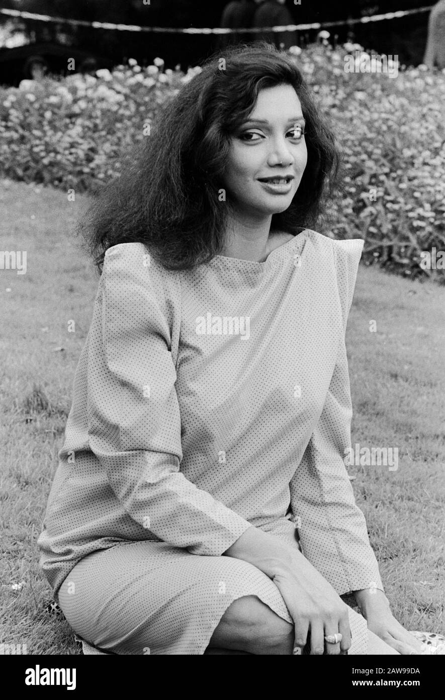 Asha Puthli, indische Sängerin und Sauspielerin, Hambourg, Allemagne, 1979. L'actrice et chanteuse indienne Asha Puthli à Hambourg, en Allemagne, vers 1979. Banque D'Images
