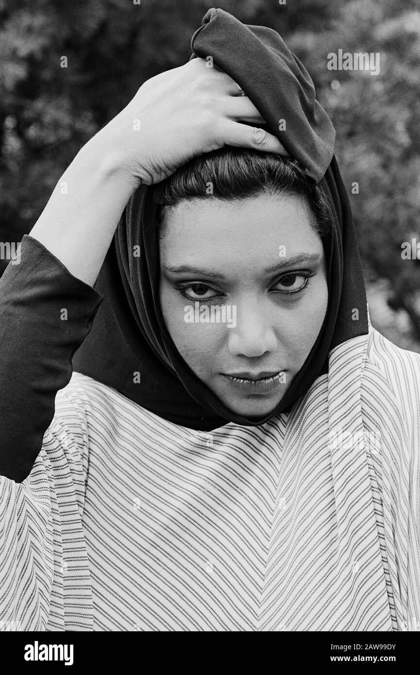 Asha Puthli, indische Sängerin und Sauspielerin, Hambourg, Allemagne, 1979. L'actrice et chanteuse indienne Asha Puthli à Hambourg, en Allemagne, vers 1979. Banque D'Images