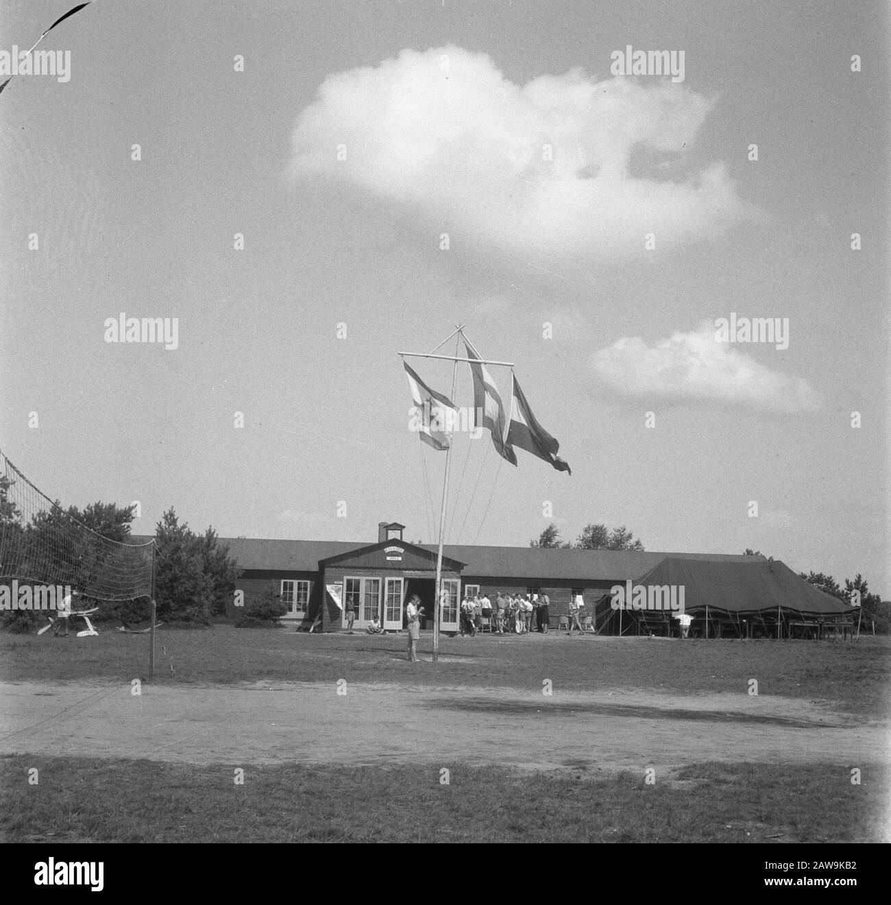 Aviation Camp Ermelo Knvl Date : 13 Août 1950 Lieu : Ermelo Mots Clés : Aviation Kampen Nom De La Personne : Knvl Banque D'Images