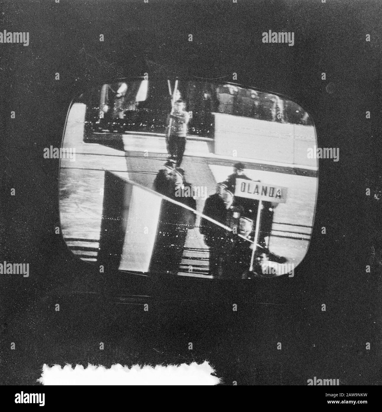 Ouverture Des Jeux Olympiques D Hiver A Cortina D Ampezzo Entree Pays Bas Date 26 Janvier 1956 Lieu Cortina D Ampezzo Italie Mots Cles Ouvertures Sports Television Photo Stock Alamy