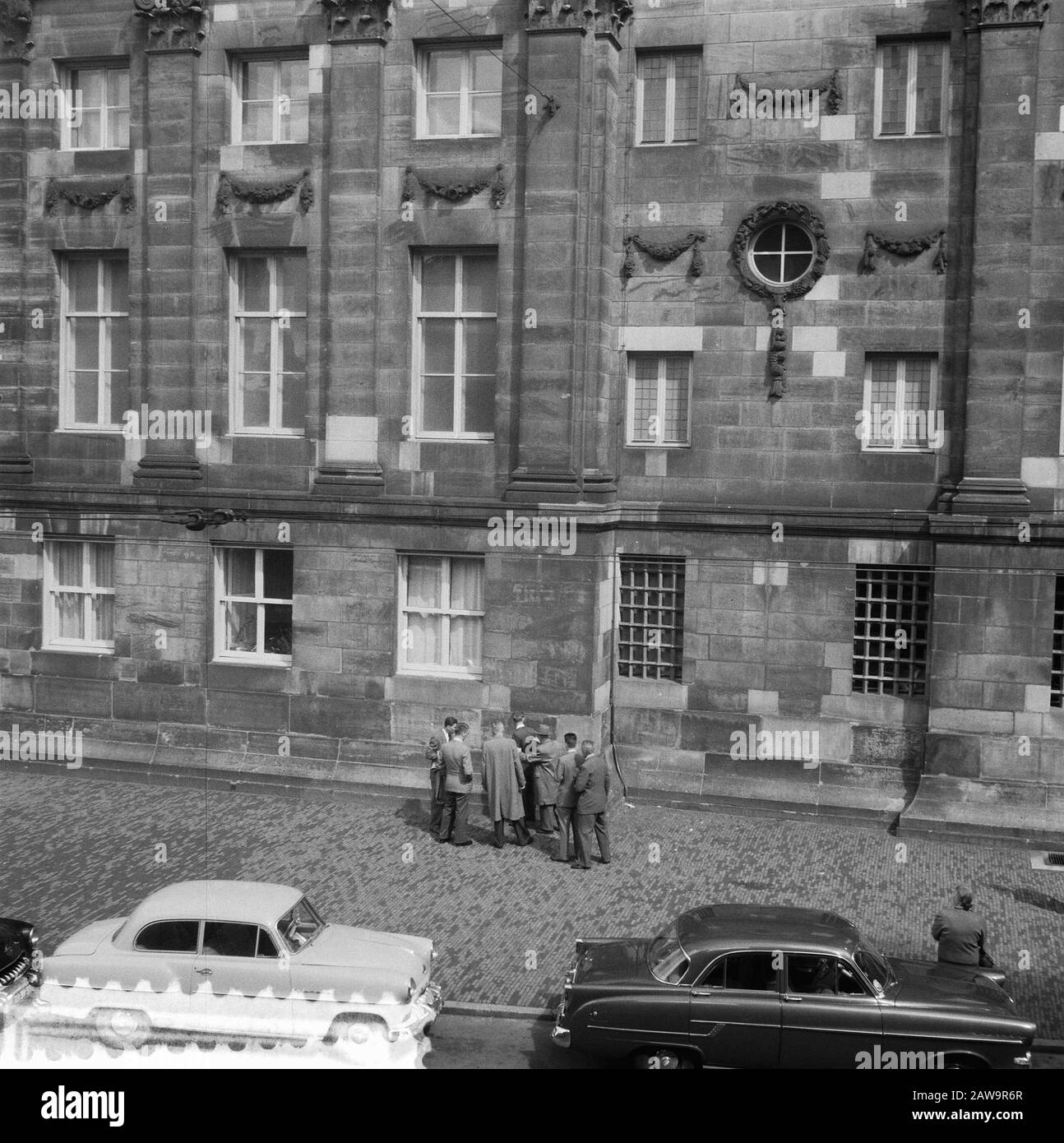 Reconstruction vol Paleisstraat Date : 27 juillet 1957 mots clés : reconstructions, vol Banque D'Images