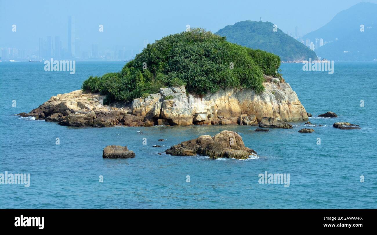 Île De Peng Chau Banque D'Images