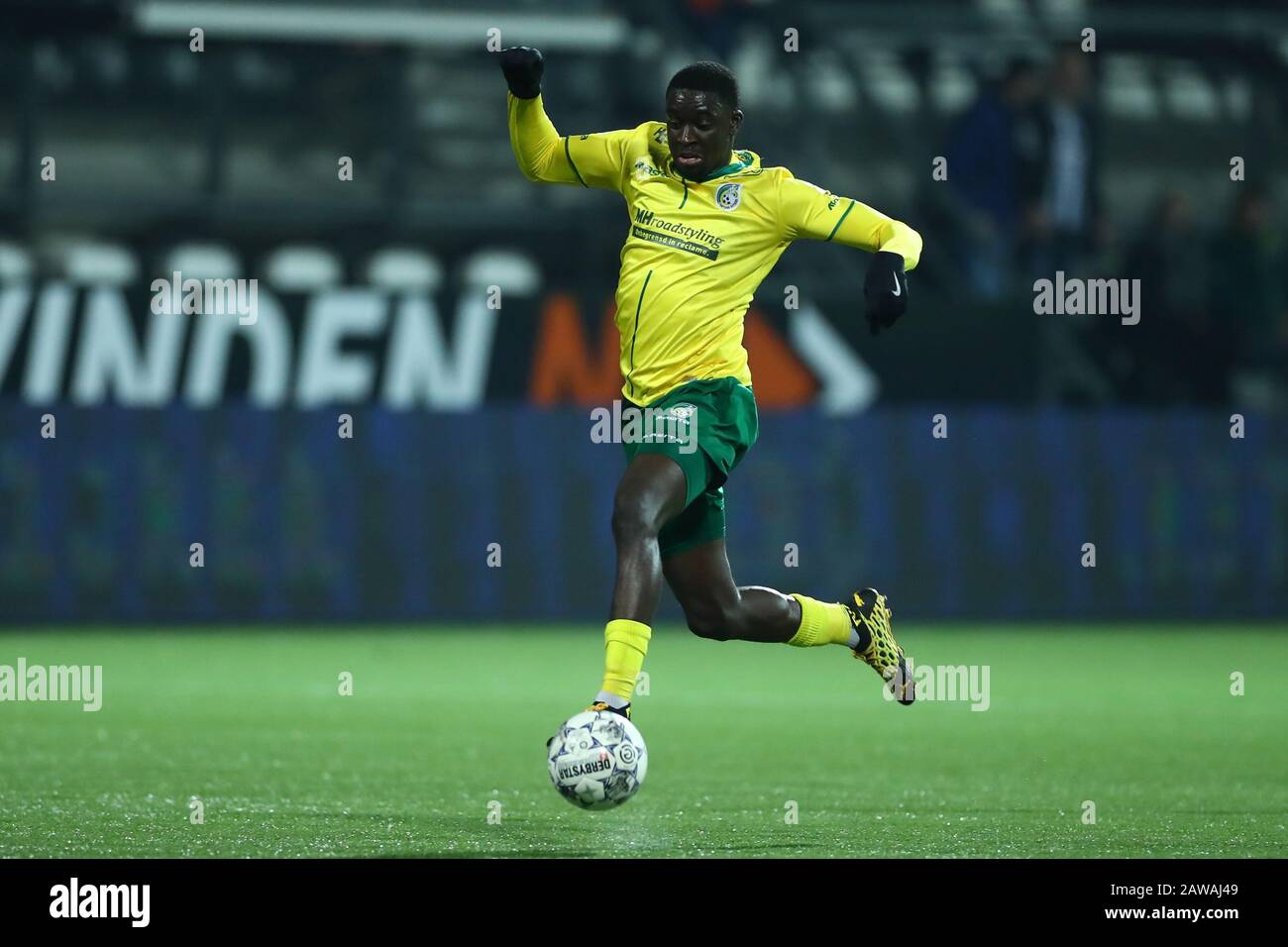 7 Février 2020 Almelo, Pays-Bas Heracles De Football Almelo / Fortuna Sittard Bassala Sambou De Fortuna Sittard Banque D'Images