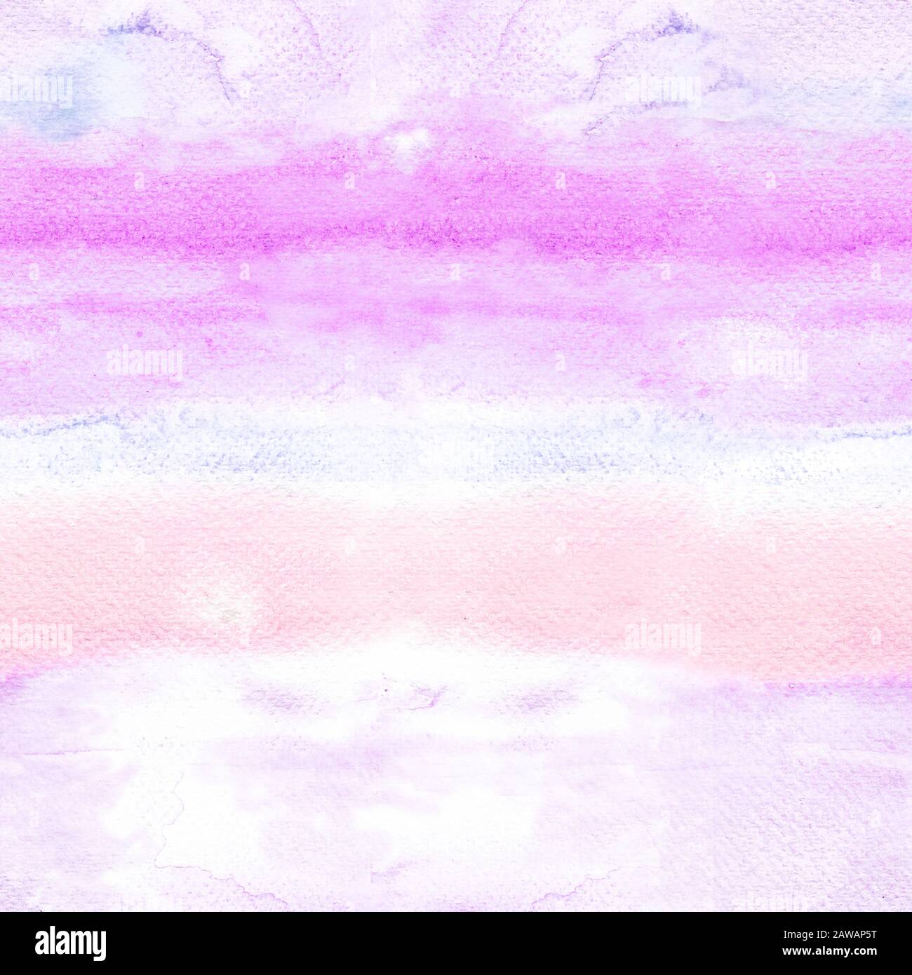 Texture aquarelle transparente. Motif rose Sans Couture peint avec des peintures aquarelles et brosser sur du papier aquarelle. Texture aquarelle, lumière abstraite se Banque D'Images