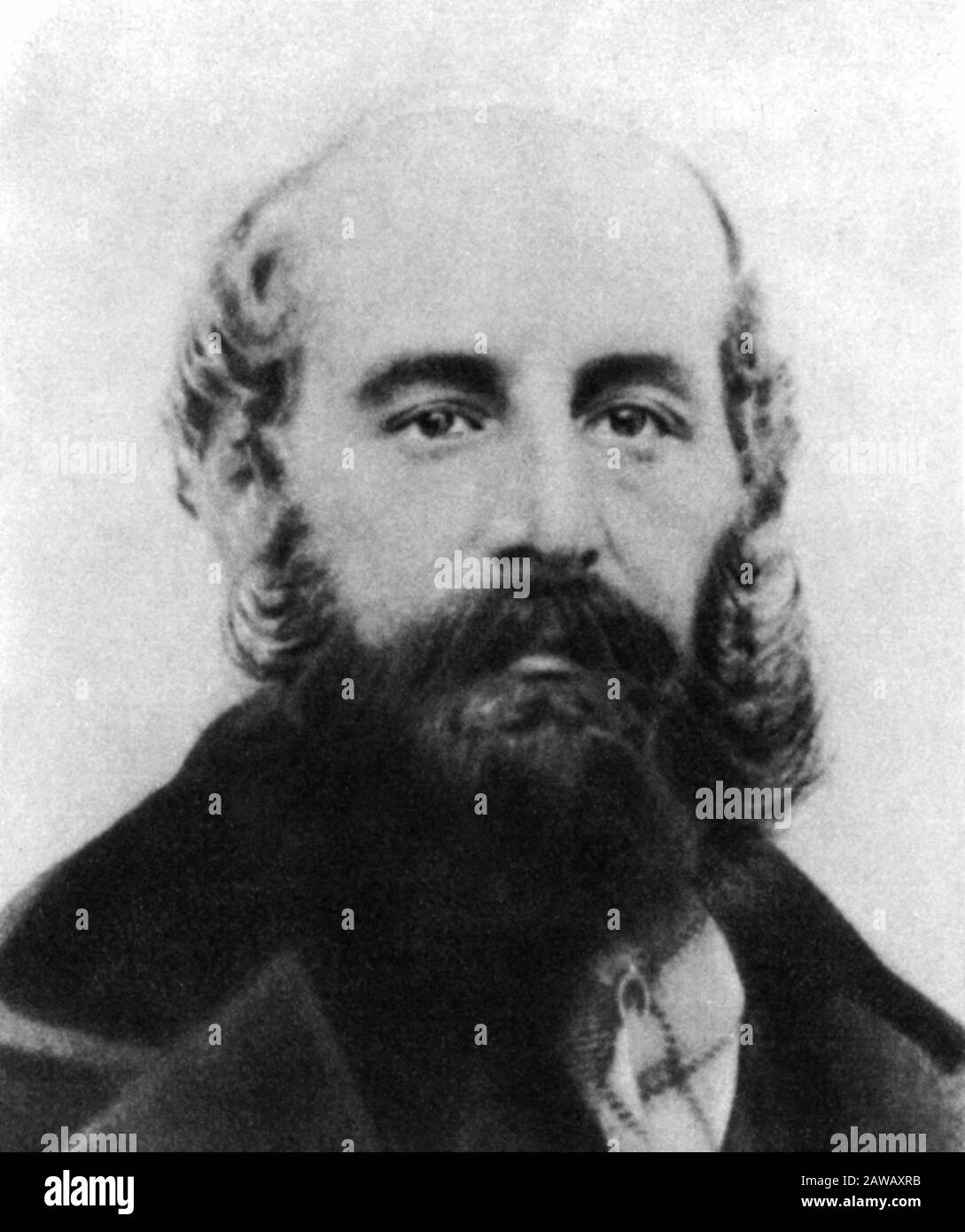 1860 CA , ITALIE : le patriote italien, politicien et à partir de 1896 Senatore del Regno d'Italia ANTONIO MORDINI ( 1819 - 1902 ) . Avec le patrio italien Banque D'Images