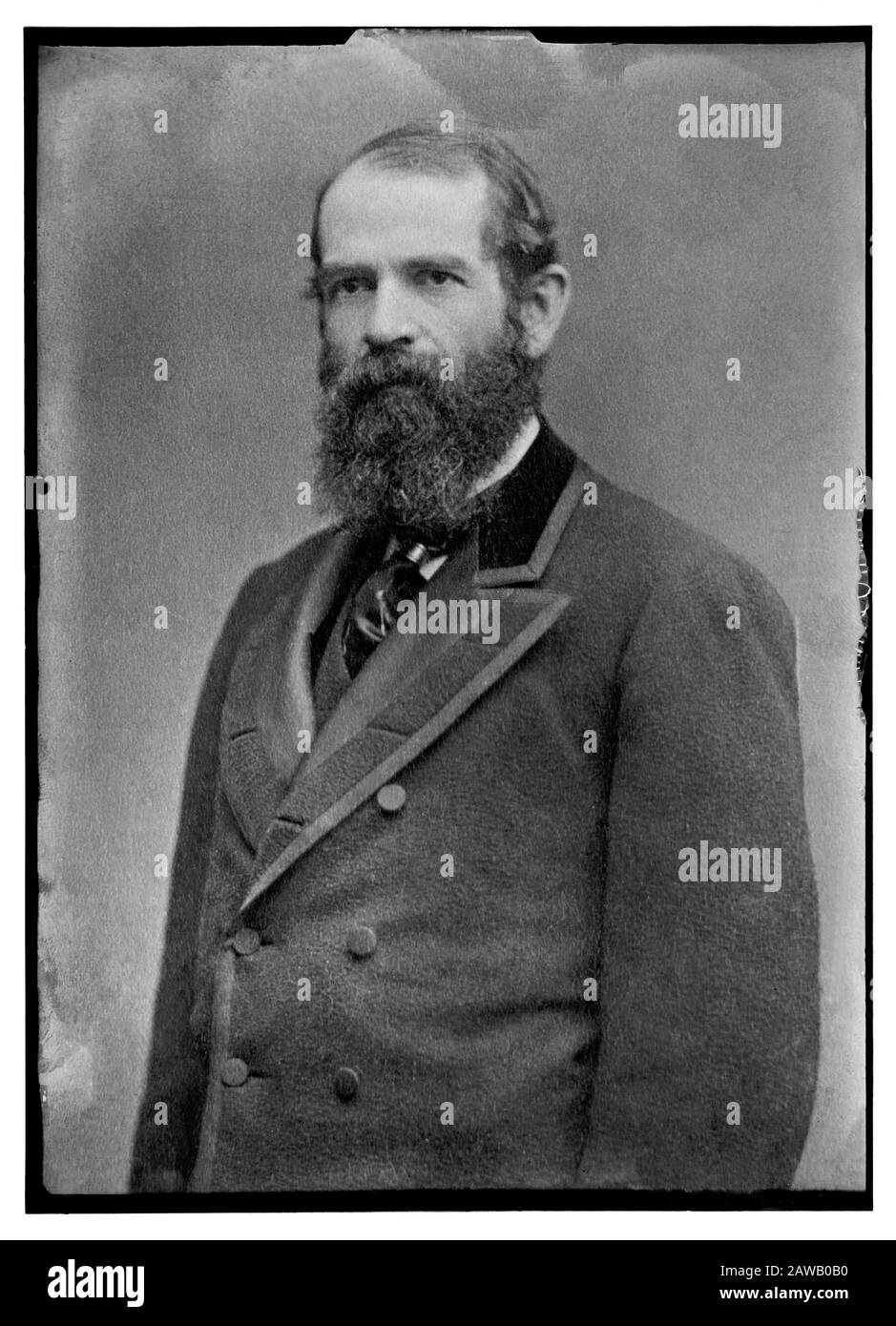 1880 CA , NEW YORK , États-Unis : le fondateur de la dynastie des riches multimillionnaires de la célèbre famille de New York GOULD les chemins de fer magnat ' Ro Banque D'Images