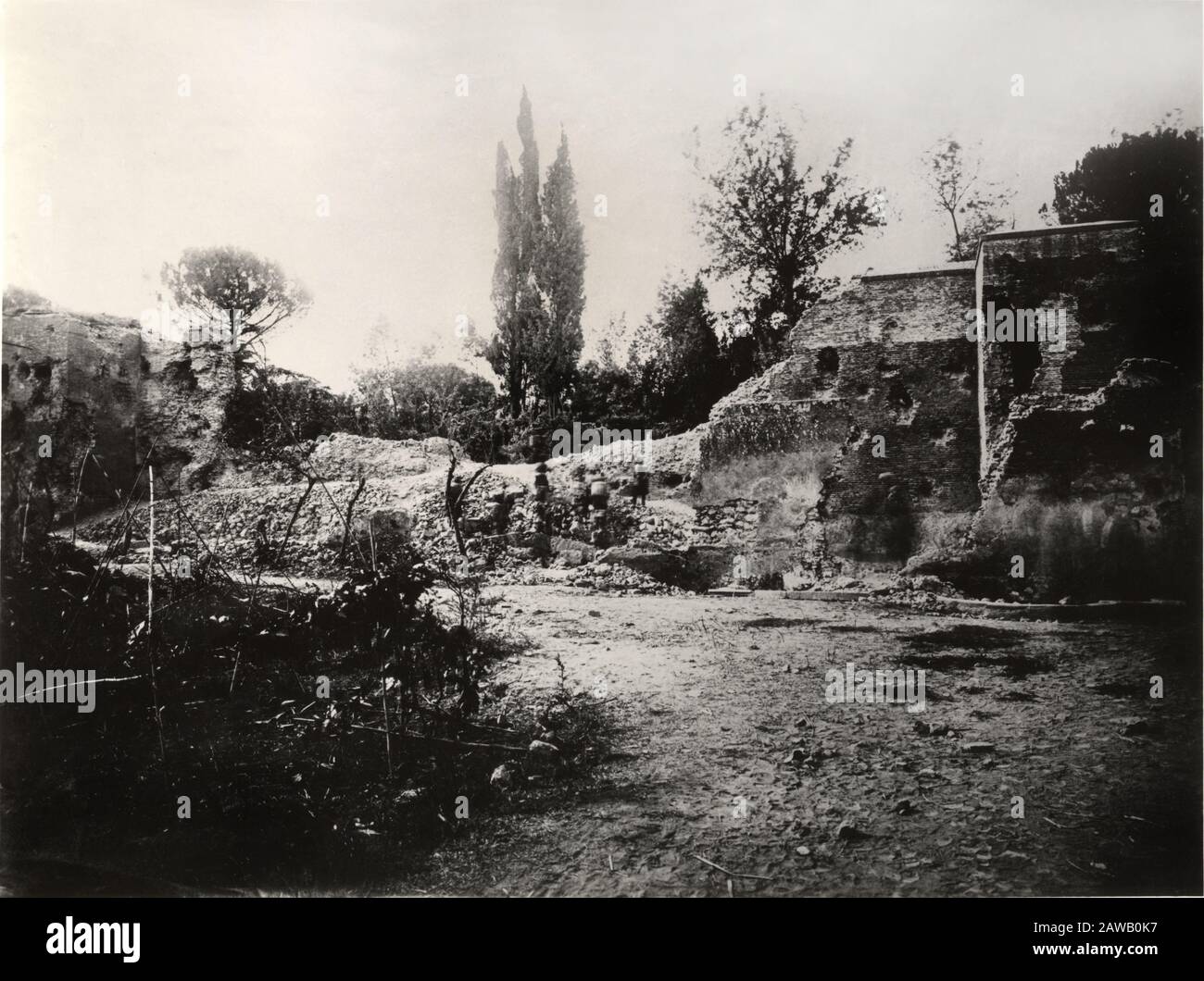 1870 , quelques jours après le 20 septembre , ROMA , ITALIE : La BRECCIA DI PORTA PIA . La capture de Rome (20 septembre 1870) fut l'événement final de t Banque D'Images