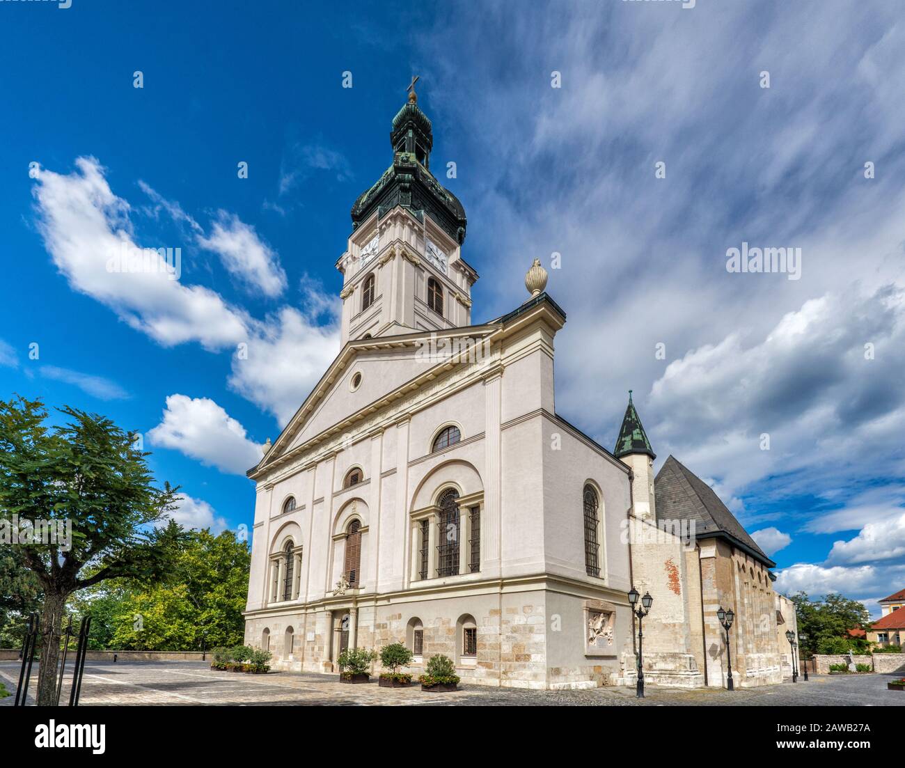 Basilique De La Colline Du Chapitre À Gyor, Transdanubia Occidental, Hongrie Banque D'Images