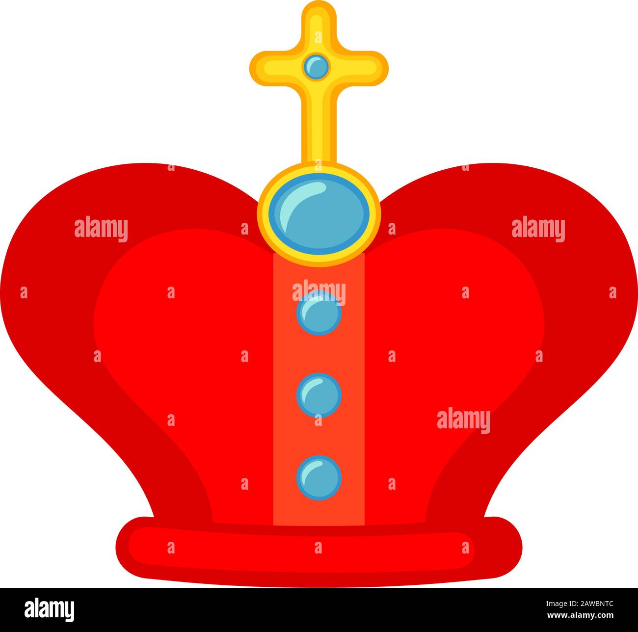 Couronne royale coloful de dessin animé. Des fêtes médiévales. Illustration vectorielle de thème de conte de fées pour icône, timbre, étiquette, certificat, carte cadeau, invitation Illustration de Vecteur Couronne royale coloful de dessin animé. Des fêtes médiévales. Illustration vectorielle de thème de conte de fées pour icône, timbre, étiquette, certificat, carte cadeau, invitation Illustration de Vecteur