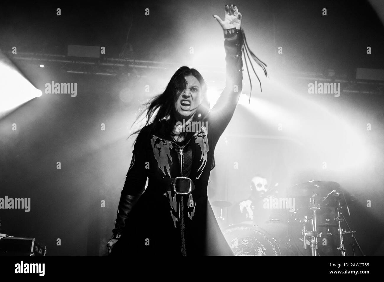 Lacuna Coil, The Garage, Glasgow 13 Novembre 2019 - © Allan Maxwell | Www.allanmaxwell.co.uk Banque D'Images