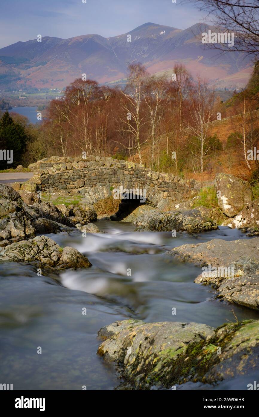 Ashness Bridge dans le Lake District Banque D'Images