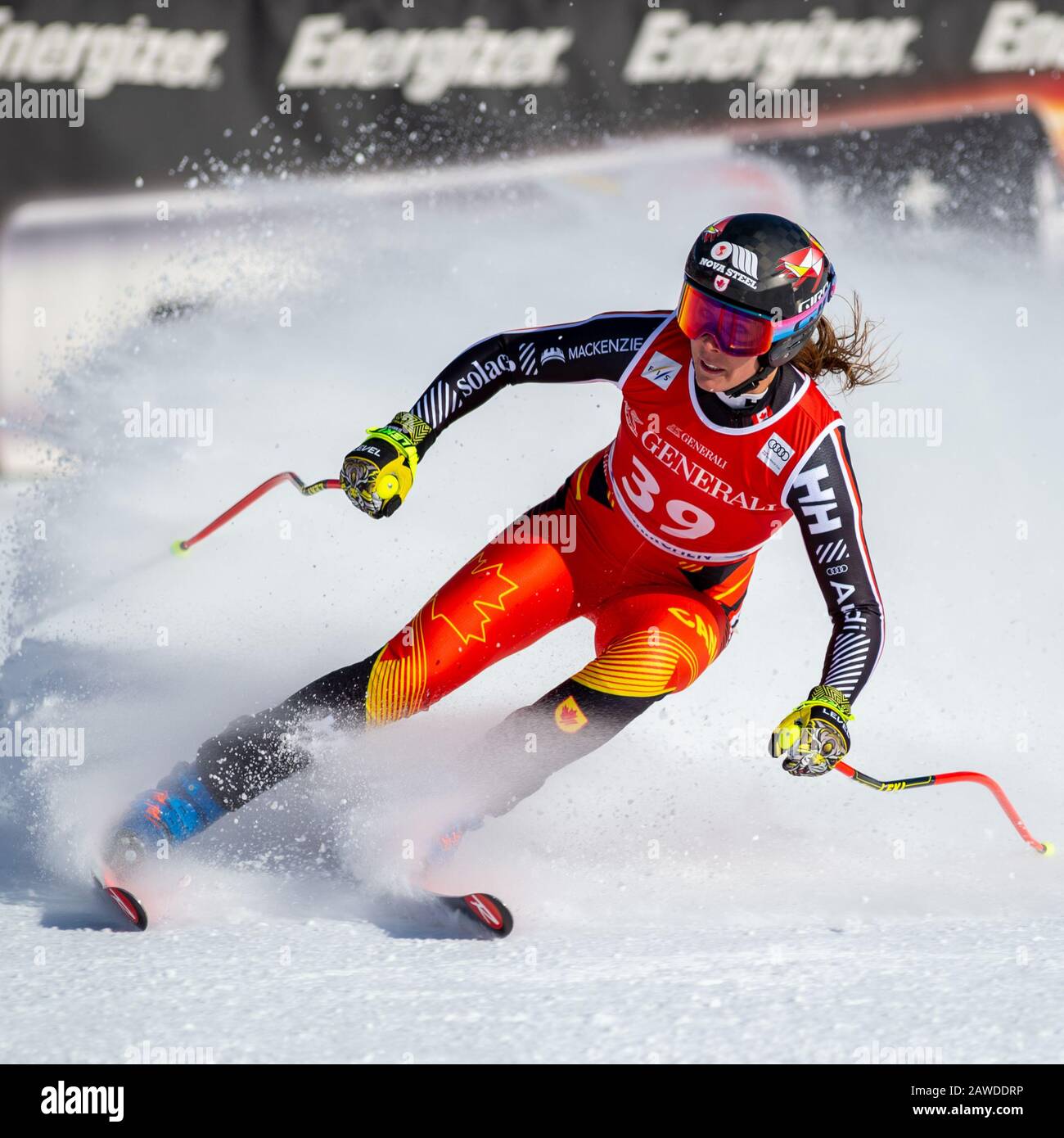 Garmisch Partenkirchen, Allemagne. 8 février 2020. : Marie-Michele GAGNON of Canada at - AUDI FIS SKI WORLD CUP 2019/20 Womans Downhill - Garmisch Partenkirchen le 8 février 2020 à Garmisch Partenkirchen, .(GER OUT) (photo de Thomas Reiner/ESPA-Images) crédit: Agence photographique sportive européenne/Alay Live News Banque D'Images