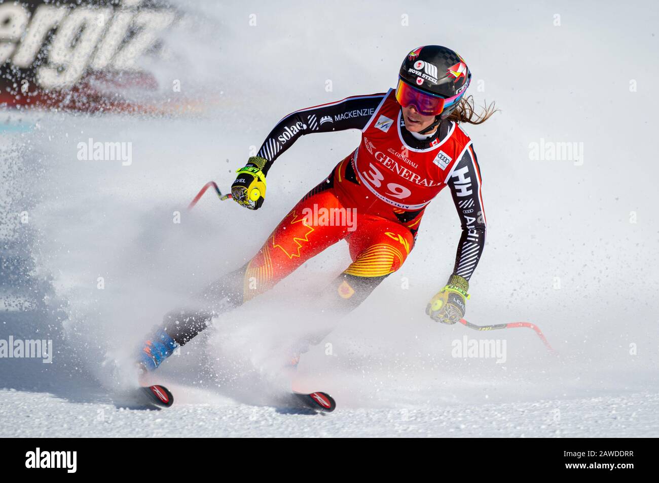 Garmisch Partenkirchen, Allemagne. 8 février 2020. : Marie-Michele GAGNON of Canada at - AUDI FIS SKI WORLD CUP 2019/20 Womans Downhill - Garmisch Partenkirchen le 8 février 2020 à Garmisch Partenkirchen, .(GER OUT) (photo de Thomas Reiner/ESPA-Images) crédit: Agence photographique sportive européenne/Alay Live News Banque D'Images