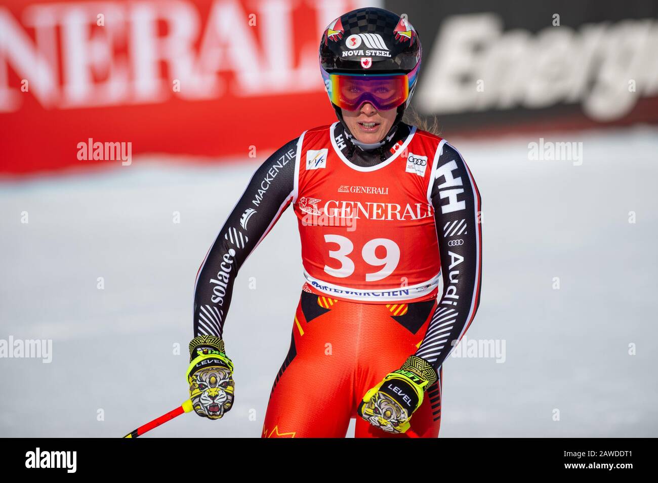 Garmisch Partenkirchen, Allemagne. 8 février 2020. : Marie-Michele GAGNON of Canada at - AUDI FIS SKI WORLD CUP 2019/20 Womans Downhill - Garmisch Partenkirchen le 8 février 2020 à Garmisch Partenkirchen, .(GER OUT) (photo de Thomas Reiner/ESPA-Images) crédit: Agence photographique sportive européenne/Alay Live News Banque D'Images
