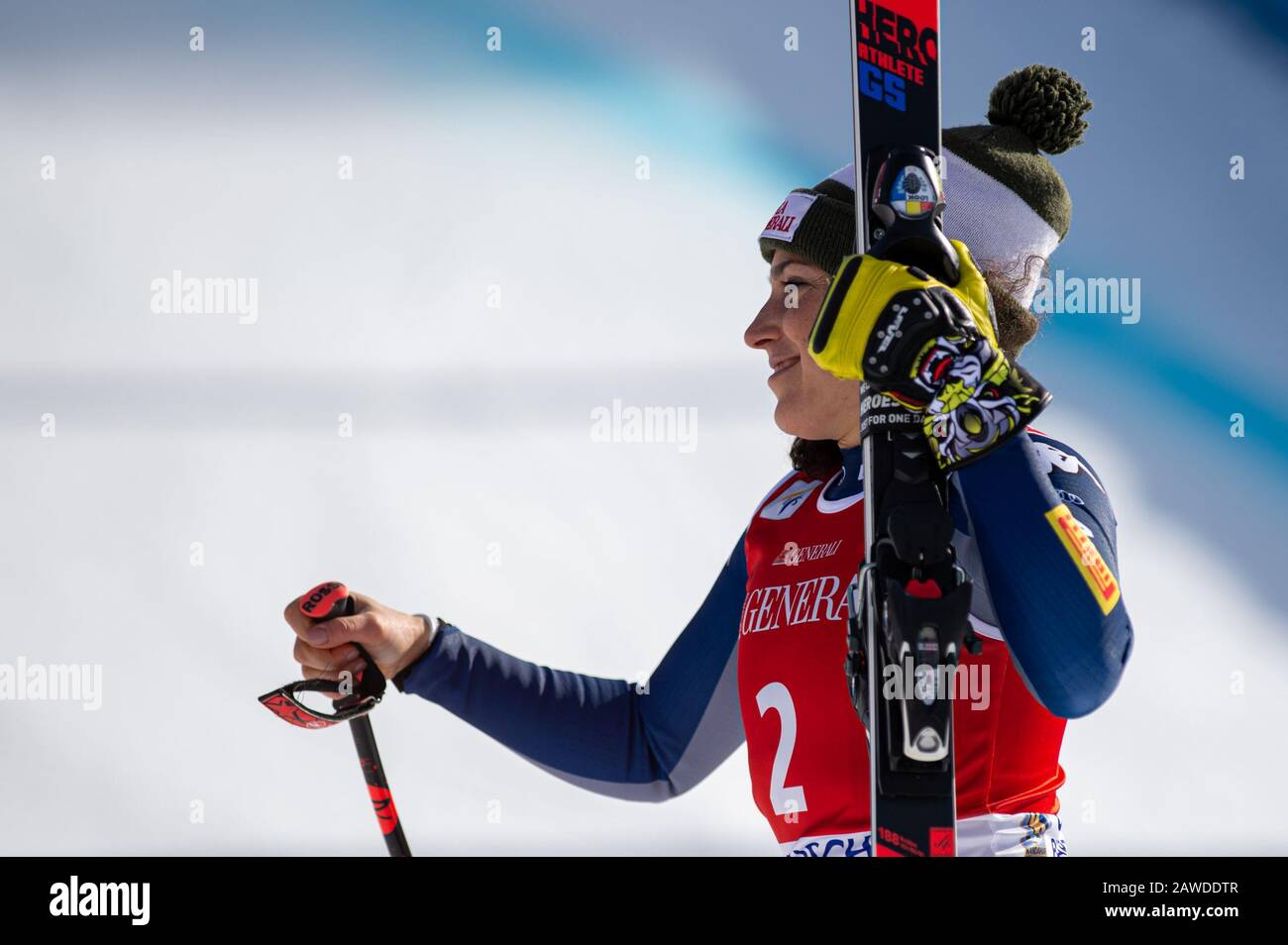 Garmisch Partenkirchen, Allemagne. 8 février 2020. : Viktoria REBENSBURG d'Allemagne AT - AUDI FIS SKI WORLD CUP 2019/20 Womans Downhill - Garmisch Partenkirchen le 8 février 2020 à Garmisch Partenkirchen, .(GER OUT) (photo de Thomas Reiner/ESPA-Images) crédit: Agence photographique sportive européenne/Alay Live News Banque D'Images