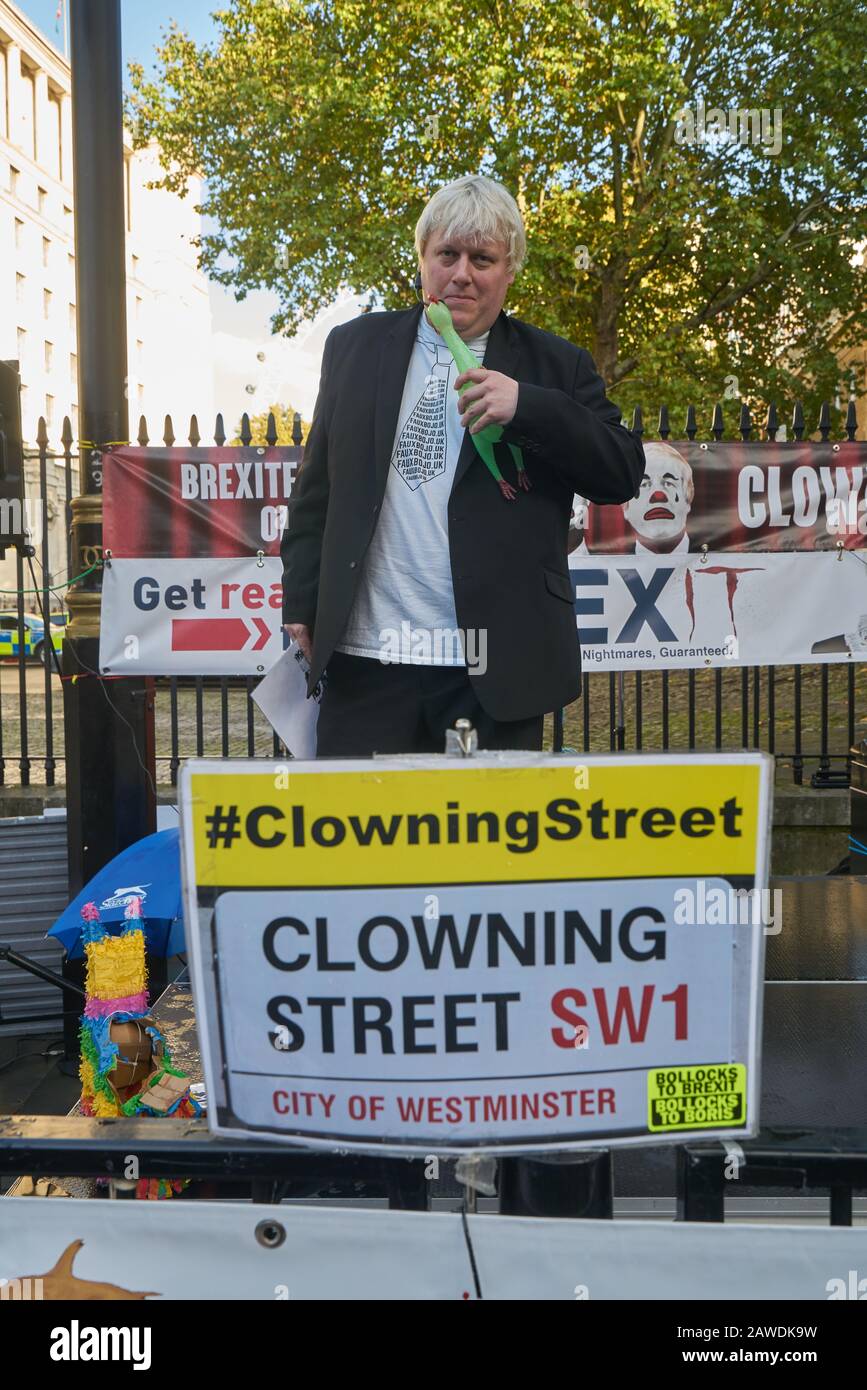 boris johnson impersonator Banque D'Images