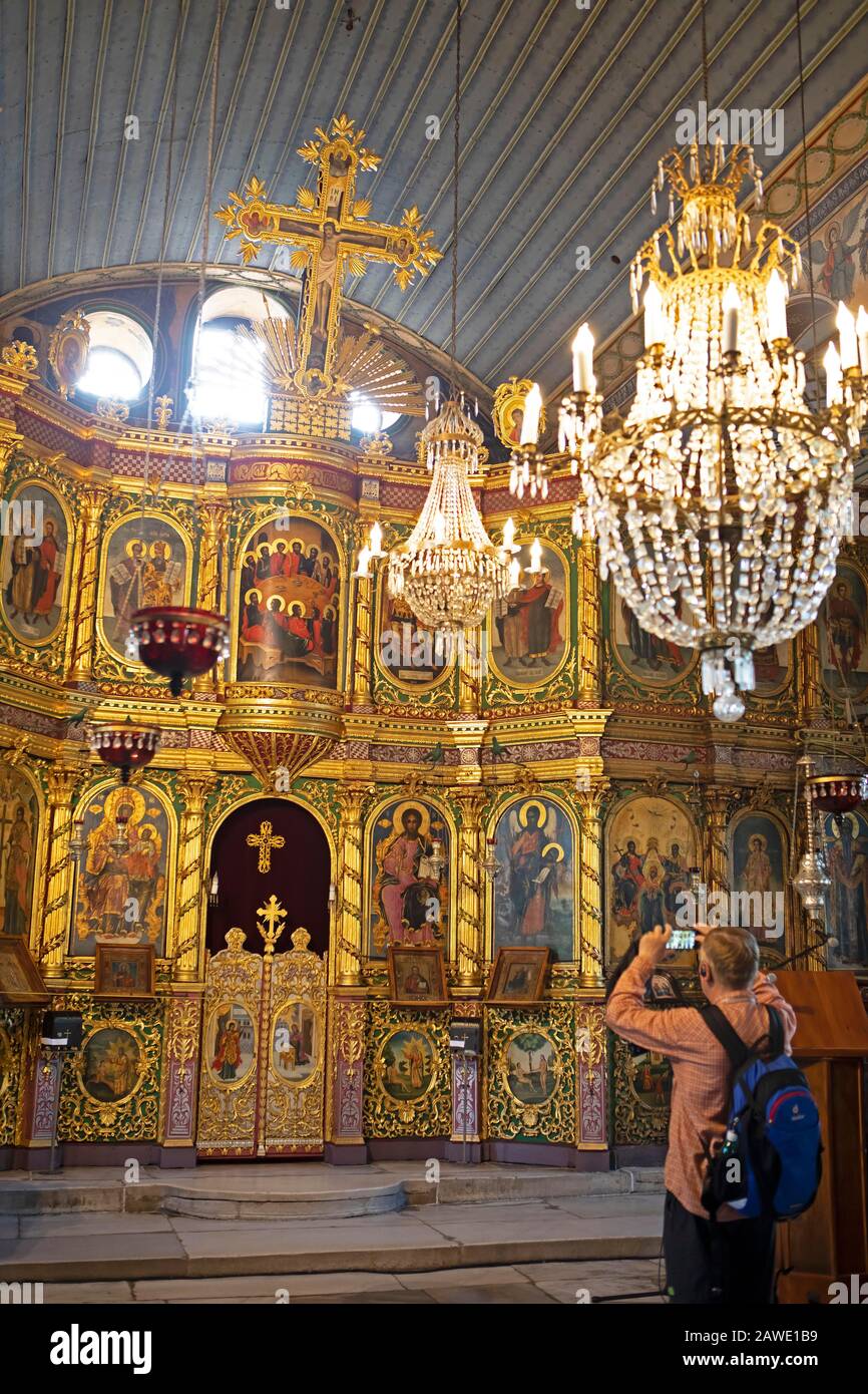 Église Saint-Constantin et Helena, vue intérieure, Plovdiv, capitale européenne de la culture 2019, Province de Plovdiv, Bulgarie Banque D'Images