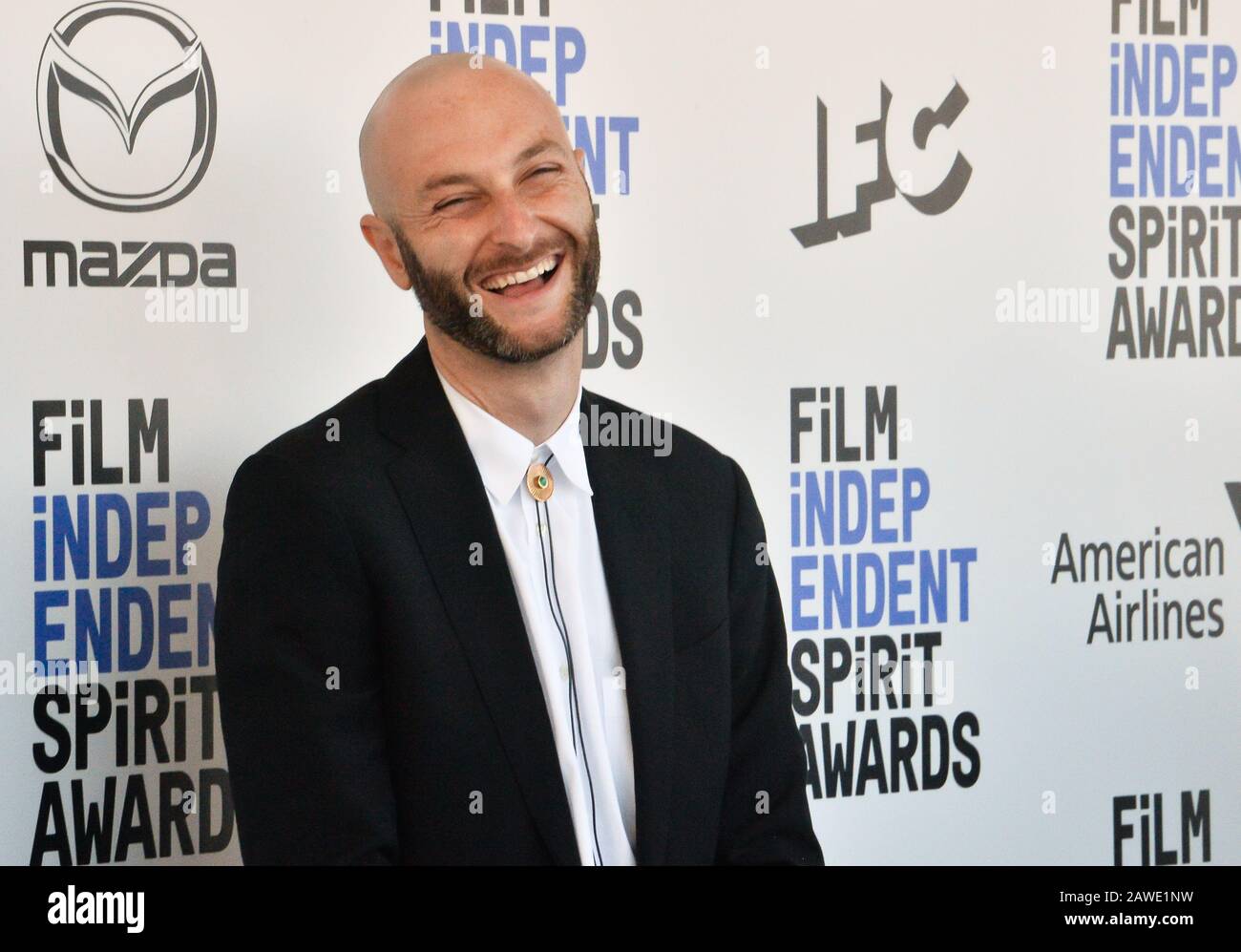 Santa Monica, États-Unis. 8 février 2020. Todd Banhazl assiste aux 35 e prix annuels de l'Esprit indépendant du film à Santa Monica, en Californie, le samedi 8 février 2020. Crédit: Upi/Alay Live News Banque D'Images