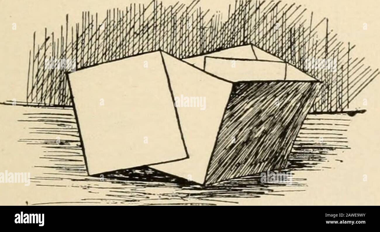 Travail constructif; . Voir exercice CXXIII. Coller la ligne de carrés coupés de manière à former le repos pour.ack et les bras. EXERCICE CXXVI. Baignoire. 9 3 i / i i 1 6 places pliables et coupées comme dans l'exercice CXXIV.Fold 4 vers le haut. Posez 3 et 5 sur 4 et coupez les arêtes de manière à former un point en haut.Voir la mise en plan. 109 Socle. EXERCICE CXXVII. Banque D'Images