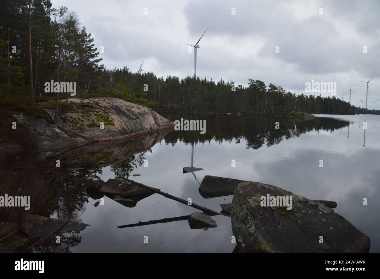 Éolienne, renouvelable Banque D'Images