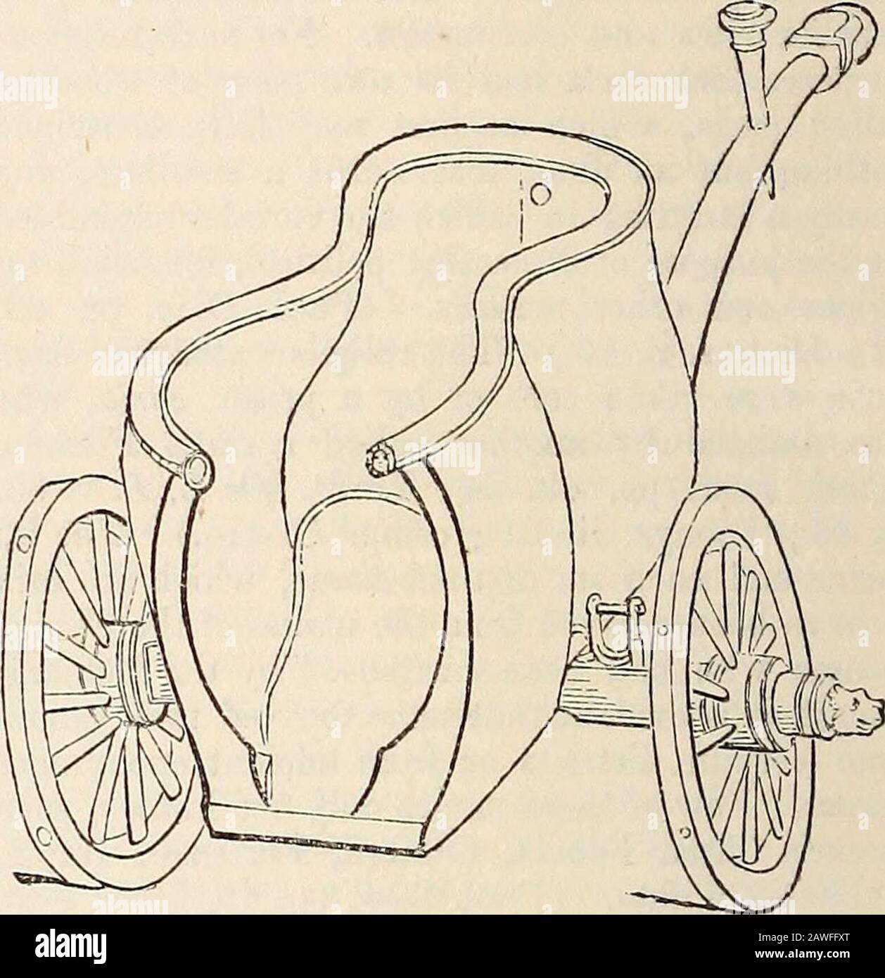 Dictionnaire des antiquités grecques et romaines. . 6), ou le figue sauvage, qui était également usépour le bord du char; la chaleur a été appliquée à l'assistine produisant la courbure requise. (77. xxi. 37,38, par rapport à Theocrit. XXV. 247—251.) Thefelly était cependant composée de pièces séparées, appelées arcs (ap?8 es, Hes. Op. Et Dies, 426). Hesiod(I. c.) a manifestement l'intention de recommander que l'roue soit composée de quatre pièces, (d) le pneu, imacarpov, CA?ithus. Homer (II.v. 725) décrit le char de Hera comme ayant un pneu de bronze upona doré, plaçant ainsi le métal plus dur en apotion à res Banque D'Images