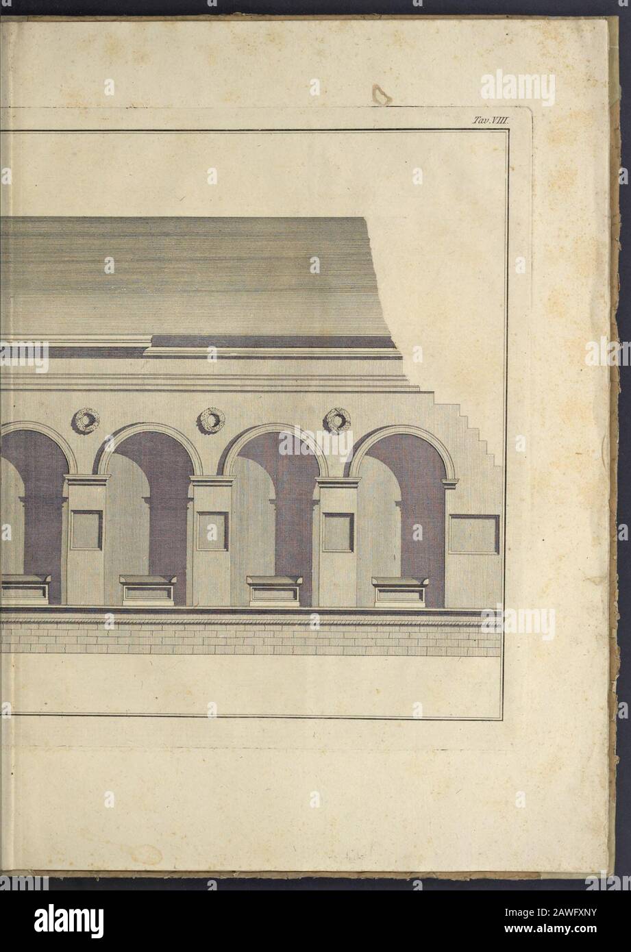 Le Temple de malateste de Rimini : architecture de Leon Baptiste Alberti de Florence . Banque D'Images