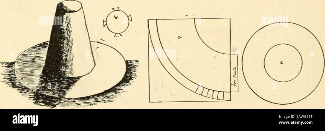 Travail constructif; . quatre cercles de 3 pouces; quelle est la longueur des deux diamètres? De trois ? Sur quatre ? Quel est le rayon de chaque cercle ? Pour le forage en nombre, le travail ci-dessus, par l'utilisation de chiffres de frottement, est placé sur le tableau de bristol comme le labour de fol : 8-f-8 est égal à —? 8 x 2 = — ? 4-i-4 est égal à —? 4 x 2 est égal à — ? 4 quelle partie de 8 ? 8-i-4 est égal à —? 12-]-12 est égal à —? 12 x 2 est égal à — ? 3 x 2 est égal à —? 3 x 3 est égal à— ? 3 x 4 est égal à —? 1-2 sur 3 est égal à —? 12 est-ce que 1-2 de —?8 est 1-2 de —? 4 est 1-2 de —? I 1-2 est 1-2 de —? 49 EXERCICE LI. Puritan Hat . Fait en relation avec Thanksgiving. Matériau : un poids Banque D'Images