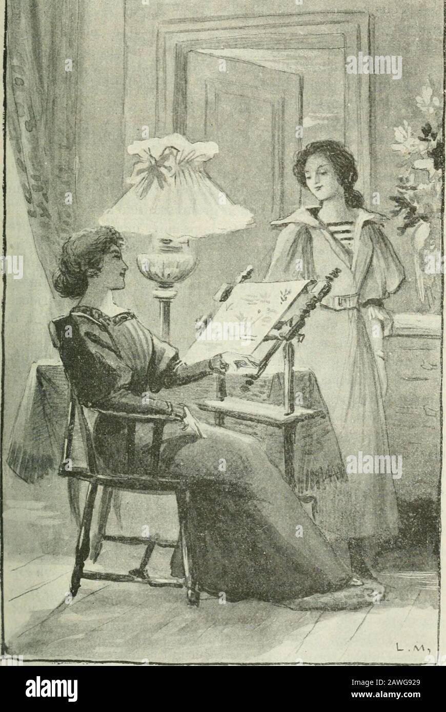 La Conférence . Te il va vite, nest-ec pas, ce petit sloop? (Page 343 delles. Sur les prénait souvent pour deux sœurs, tant elles avaientla me cadence de marche et le rêve air de jeunesse. CELA lesfaisait rire. Aujourdhui, elles se hâtaient. La route leur Itaitindifferente. Les plus prouvaient pas de rêve ce besoin de seretourner et de regearder en arrière, comme lorselles empor-taient le regret dune journée heureuse. Une fois pourtant au moment où la baie de Sainte-Breladeallait dénigaître, la jeune fille sarrêta, et chercha, près de laligne dhorizon, un point blanc, déjà estompé par la brume. Banque D'Images