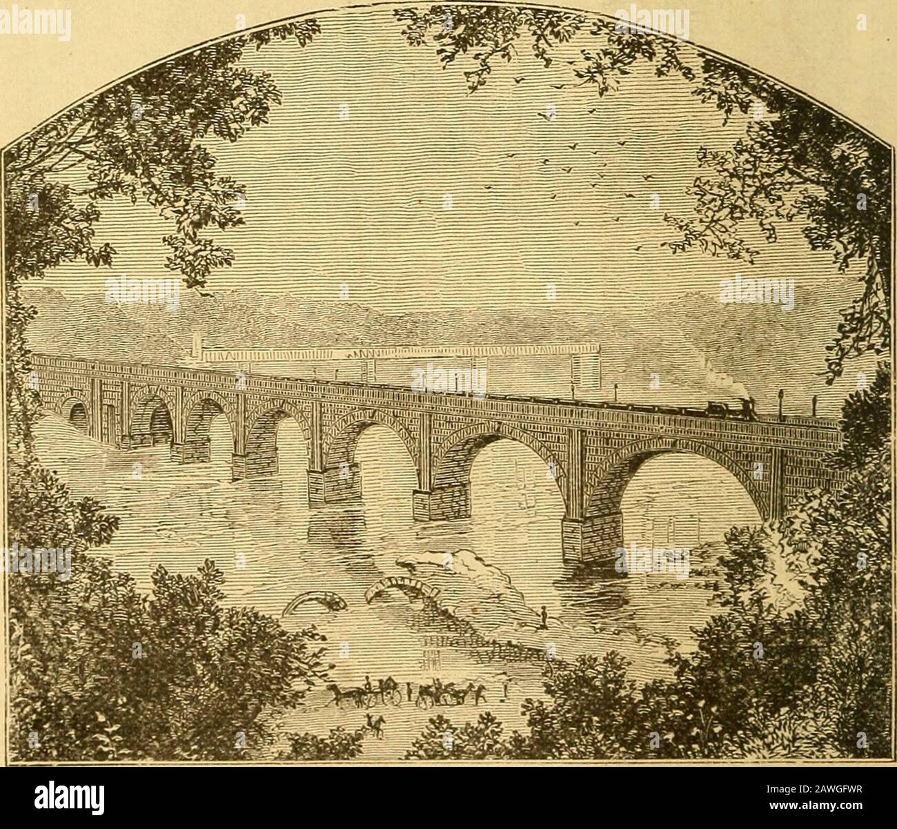 Le guide illustré de poche de l'étranger vers Philadelphie, qui comprend une description des principaux objets d'intérêt dans et autour de la ville, avec des directions pour les atteindre . un côté du pont—un chemin de transport l'autre. C'est plus de mille feetlong. Les trains Park sur l'arrêt Reading Railroad près du pont, et les steamers sur le Schuylkill ont des débarquements dans les environs. Le décor de thesurarrondissement est très agréable. Reliant Railroad Bridge, une structure massive à travers theSchuylkill, sur la ligne du chemin de fer de Pennsylvanie, au-dessus duquel passe l'ouest de Philadelphie trains à et de New Banque D'Images