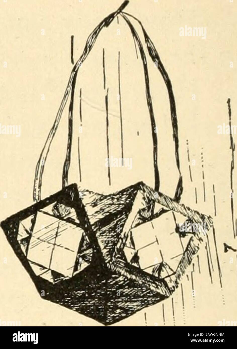 Travail constructif; . la place droite. Repliez-le dans le coin supérieur droit du papier. Combien de trianglespouvez-vous voir ? Combien de carrés ? Combien de moresquares que de triangles ? Pliez les autres coins dans le même MAN-ner (XXIV.). N° I est le pliage terminé. Pliage Formel. {Non 2.) plier n° I. plier le bord intérieur du triangle supérieur droit.plier le coin supérieur droit de ce triangle au milieu du bord intérieur. Traiter les trois autres triangles de la même manière. Pliage Formel, {Non 3.) Plier N° 2. Plier a, b, c et d (n° 2) vers l'intérieur. Pliage formel, {non 4.) Plier N° 3. Tourner e, f, g et h vers leurs coins rétrospectifs, Banque D'Images