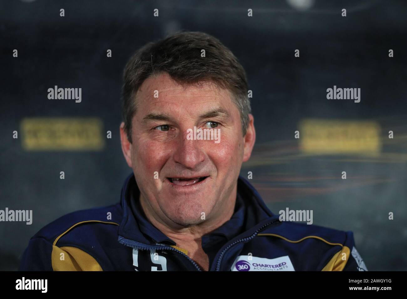 7 février 2020, KC Stadium, Hull, Angleterre; Betfred Super League, Hull FC / Hull Kingston Rovers : Tony Smith entraîneur-chef de Hull KR Banque D'Images