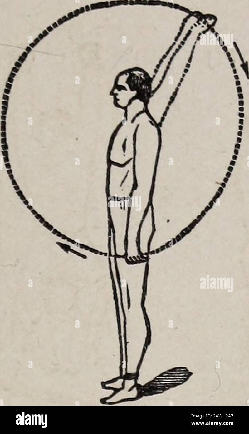 Le corps et ses maux: Un manuel de directives familières pour les soins et l'aide médicale dans les plaintes et les blessures plus habituelles . Mouvement 20.p. 42—fig. 26.. V*** Mouvement 21.p. 42—fig. 27. Banque D'Images