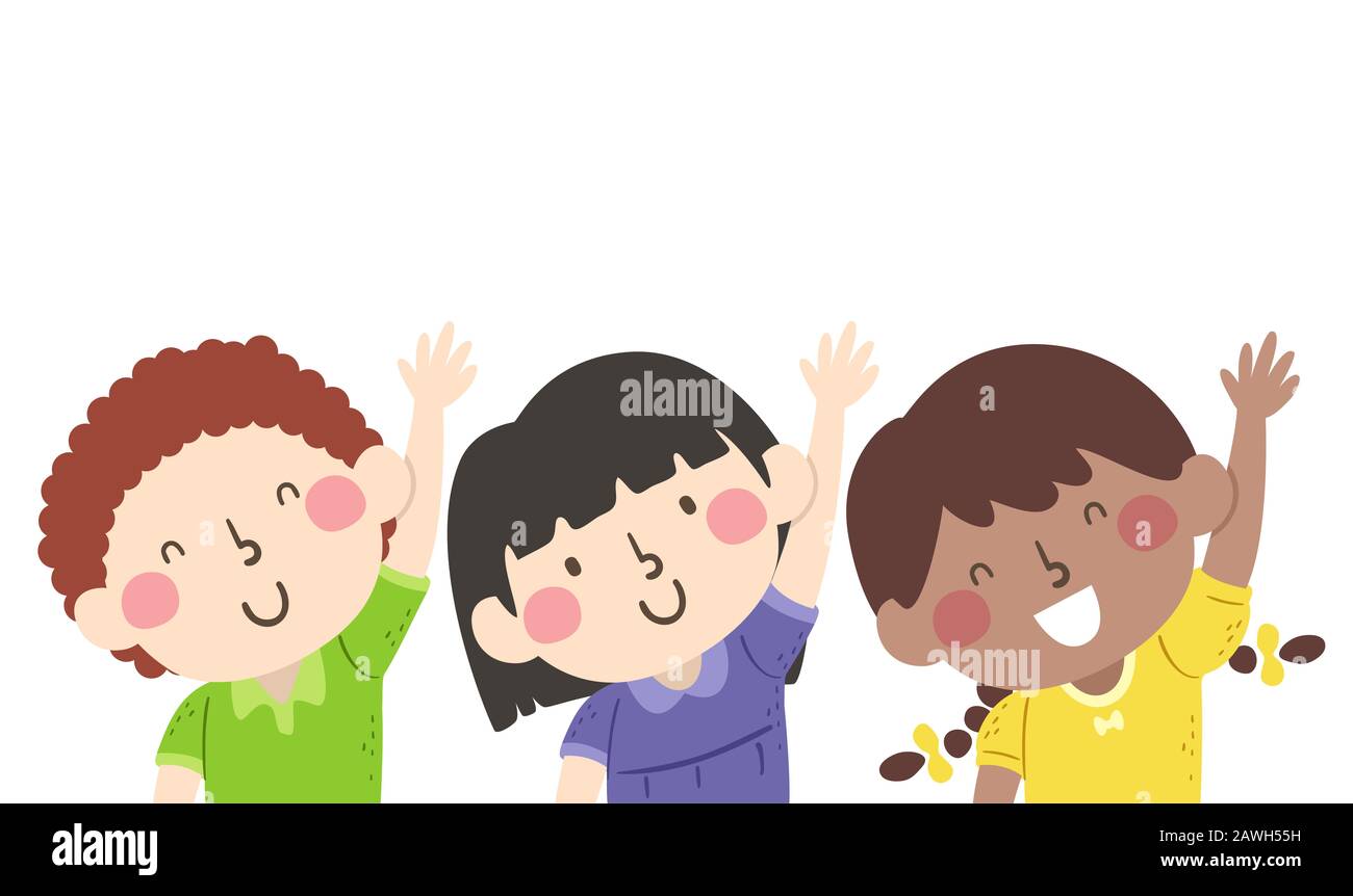 Raise Hand Clipart Banque d'image et photos Alamy
