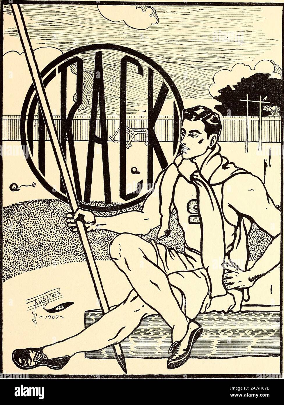 Annuaire Sou'wester . 21!) Record of Track team of Southwestern University en Rencontre avec l'université Baylor à Waco. 17 novembre. 1906. Eevent First Second Third Record 100 Yards Dash Demi-Mile Run Nettles Ramos 10 2-5 Secondes Bowers Blackburn 2 Min. 21 2-5 secondes Standard 1 Large Jump 9 ft. 10 1 à 4 po. Course À Pied High Jump Vert 5 Pieds 3 po. Dash Shot Put Nettles Brown de 220 yards 24 secondes Aldredge Hendrix 34 pi. 7 po. Discus Throw Hendrix N«t,t.lfis Brown 18 ft. 5 po. 220-yards Bas-haies NTot.Tlaa Brown 28 2-5 secondes Pole Vault Harris 7 ft. 8 po. Dash Nettles vert de 440 yards 57 secondes Total 40 18 5 G Banque D'Images